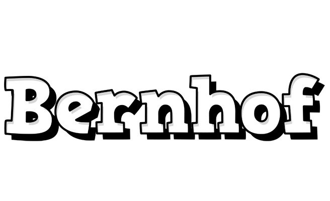 Bernhof snowing logo