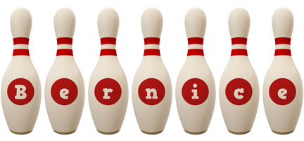 Bernice bowling-pin logo