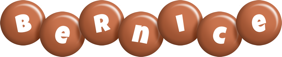 Bernice candy-brown logo