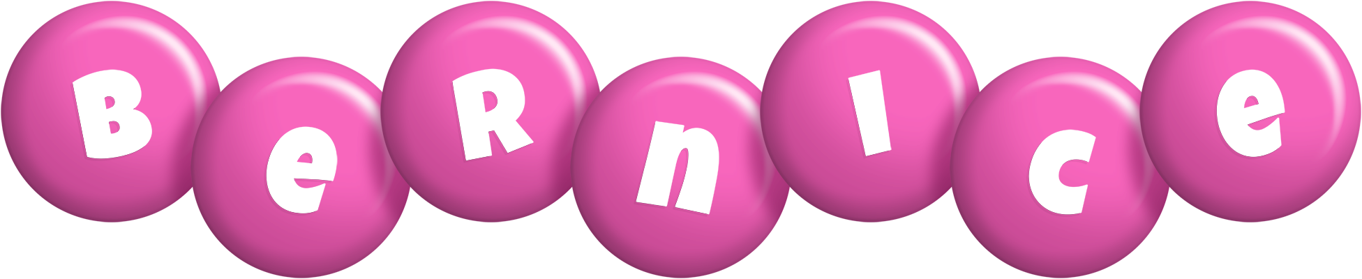 Bernice candy-pink logo
