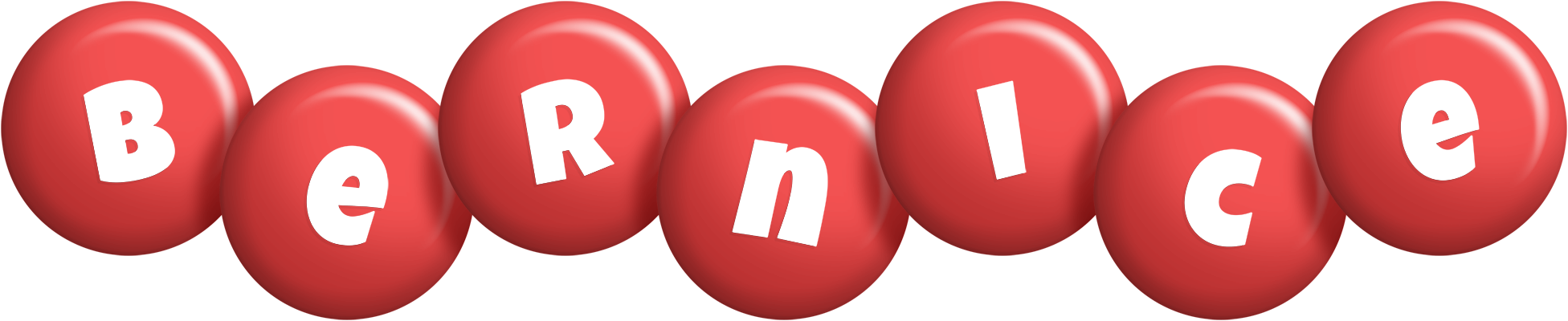 Bernice candy-red logo