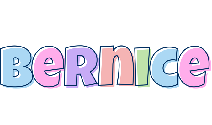 Bernice pastel logo