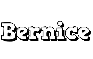 Bernice snowing logo