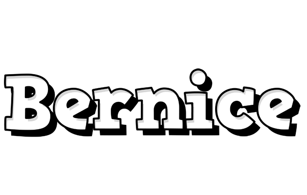 Bernice snowing logo