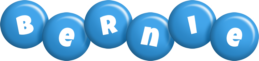Bernie candy-blue logo
