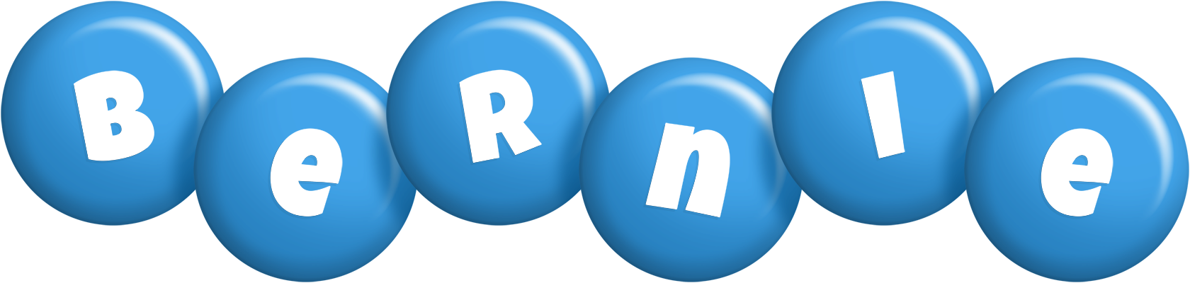 Bernie candy-blue logo