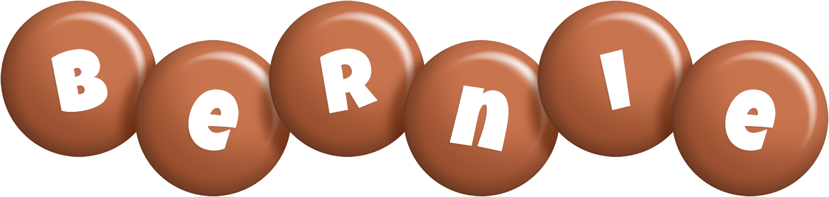 Bernie candy-brown logo