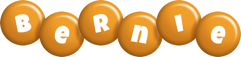 Bernie candy-orange logo