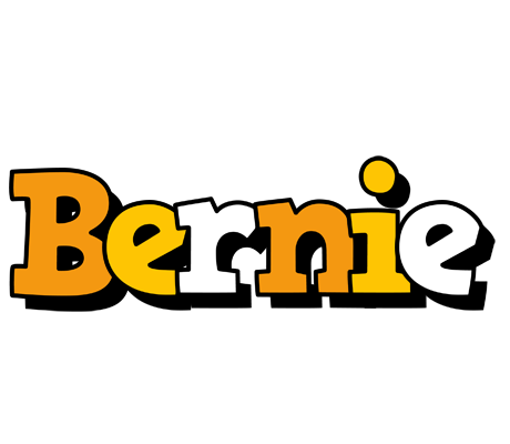Bernie cartoon logo