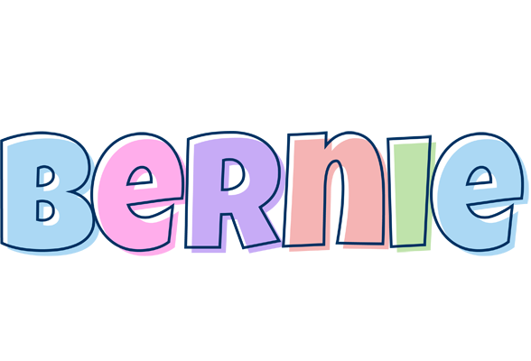 Bernie pastel logo