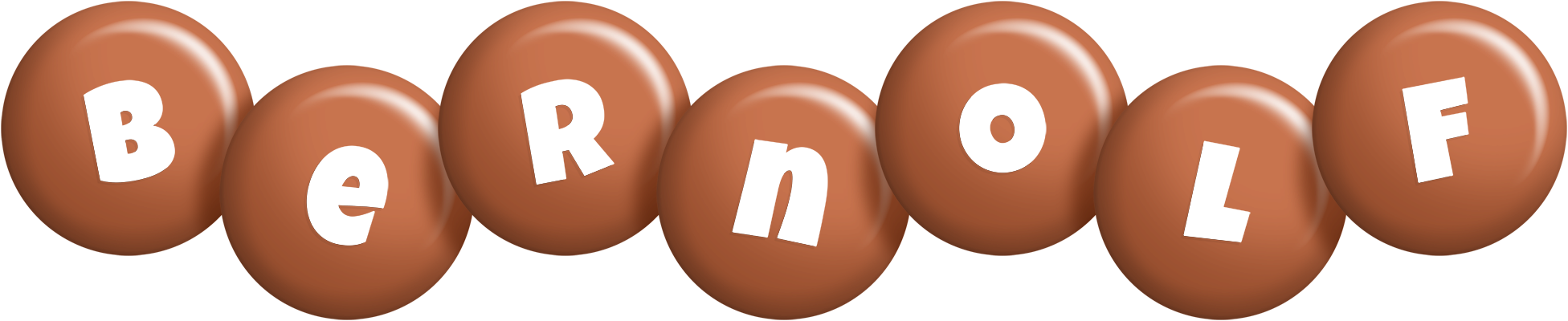 Bernolf candy-brown logo