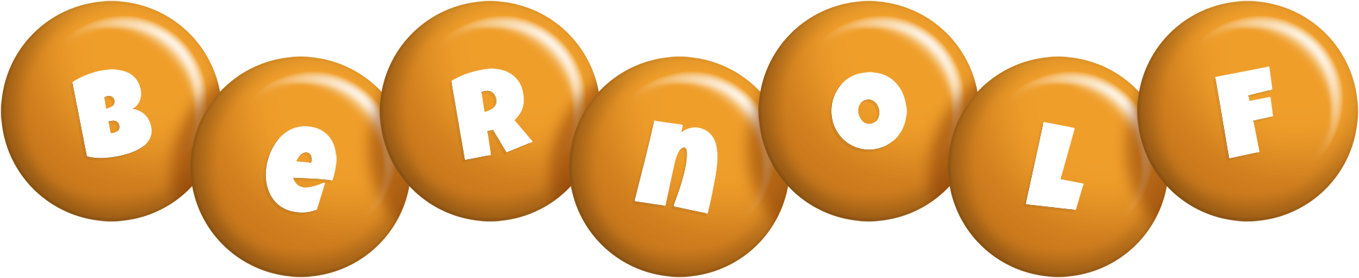Bernolf candy-orange logo