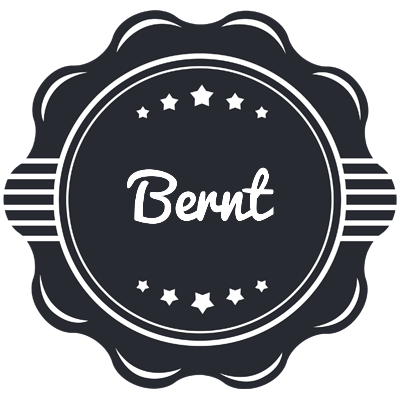 Bernt badge logo
