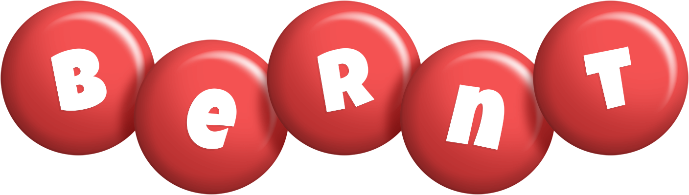 Bernt candy-red logo