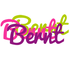 Bernt flowers logo