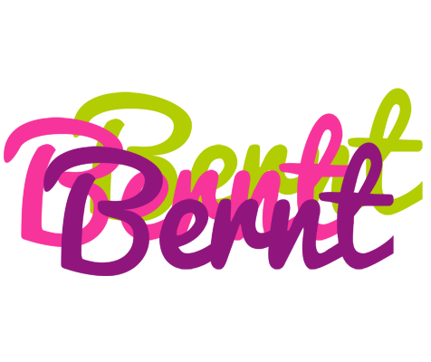 Bernt flowers logo