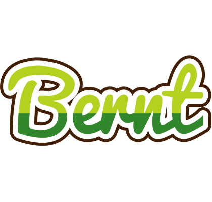 Bernt golfing logo