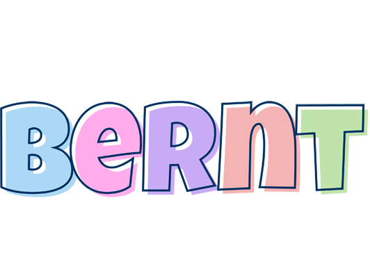 Bernt pastel logo
