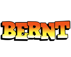 Bernt sunset logo