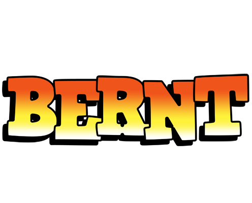 Bernt sunset logo
