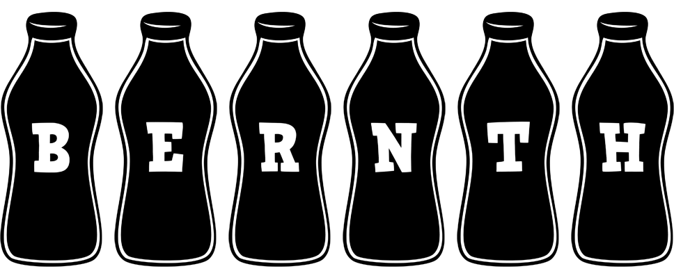 Bernth bottle logo