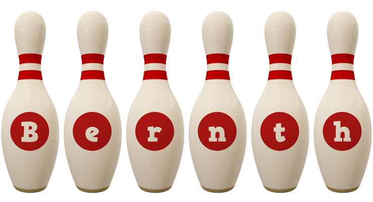 Bernth bowling-pin logo