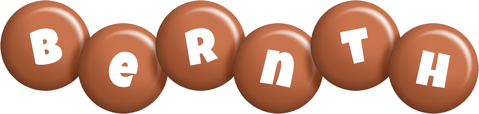 Bernth candy-brown logo