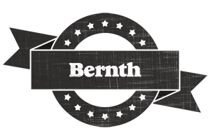 Bernth grunge logo