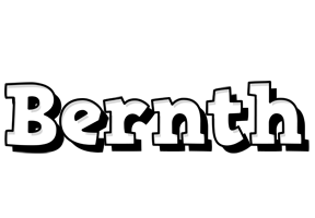 Bernth snowing logo