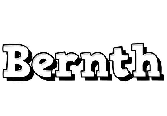Bernth snowing logo