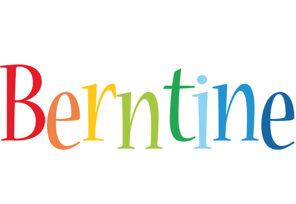 Berntine birthday logo