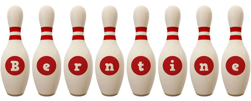 Berntine bowling-pin logo