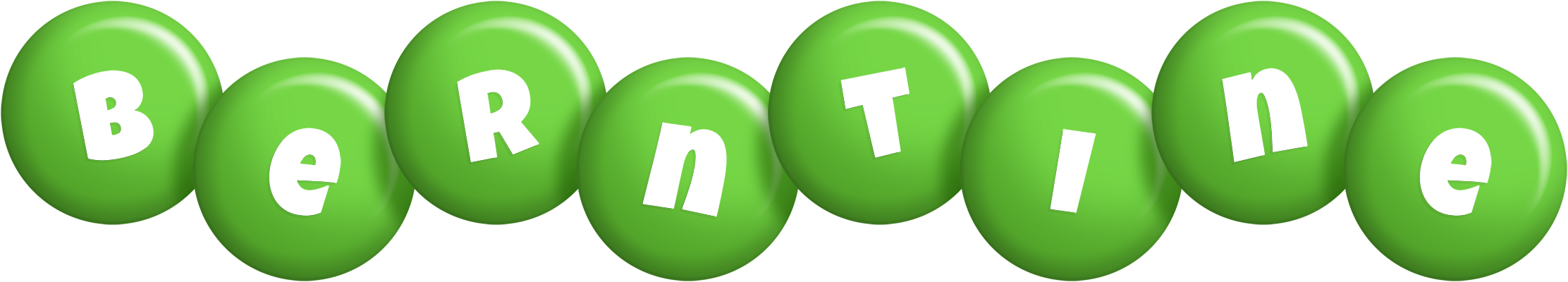 Berntine candy-green logo