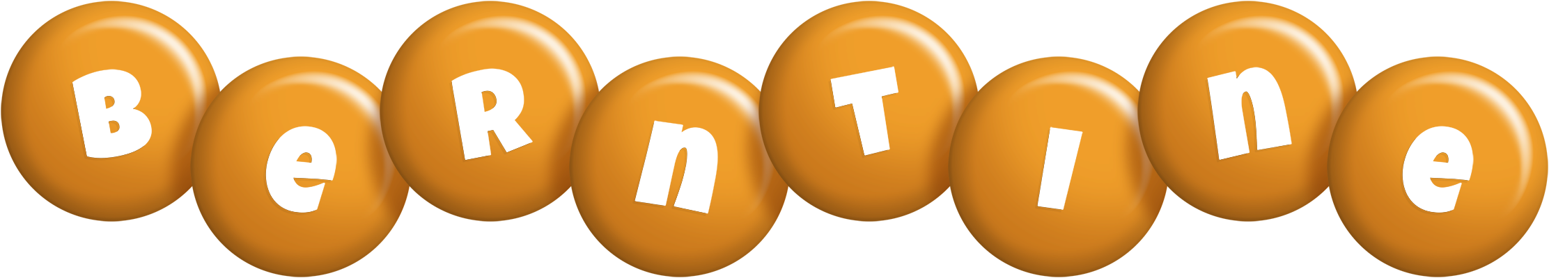 Berntine candy-orange logo