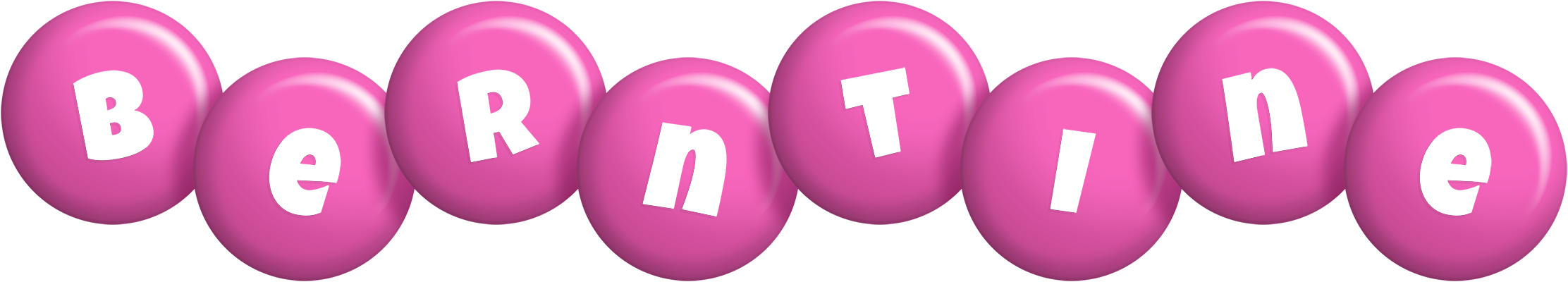 Berntine candy-pink logo