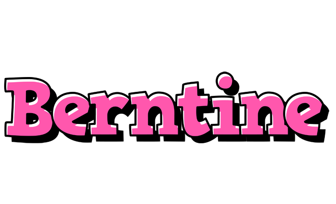 Berntine girlish logo