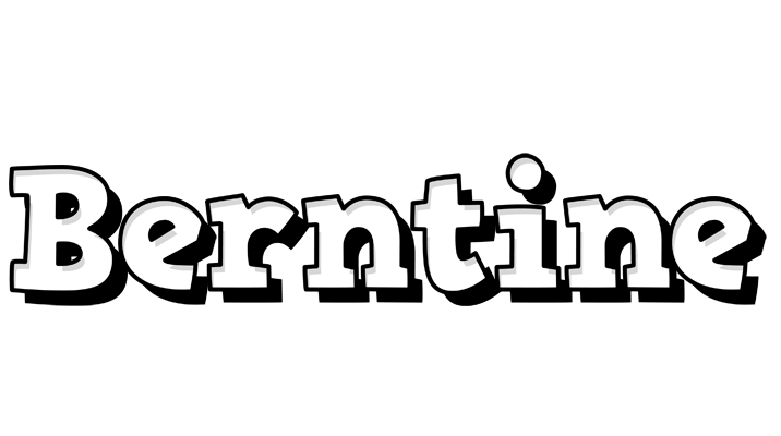 Berntine snowing logo