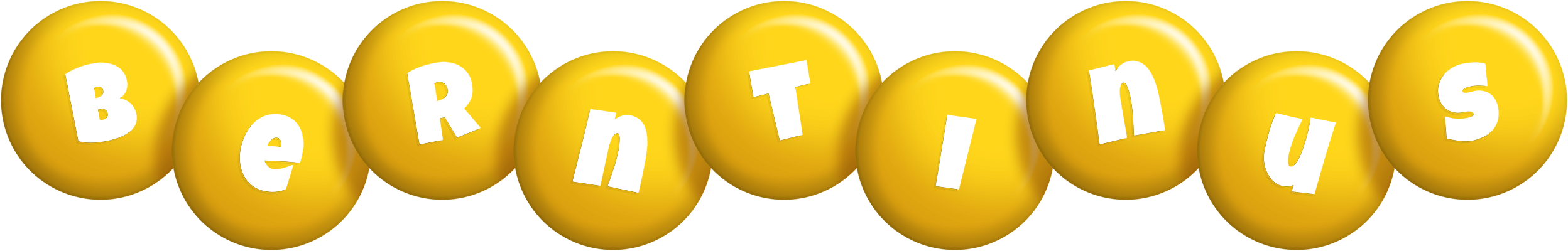 Berntinus candy-yellow logo