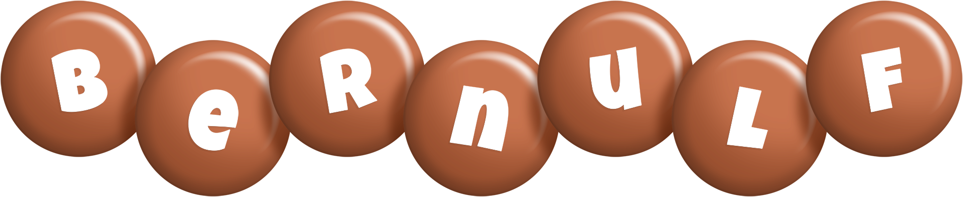 Bernulf candy-brown logo