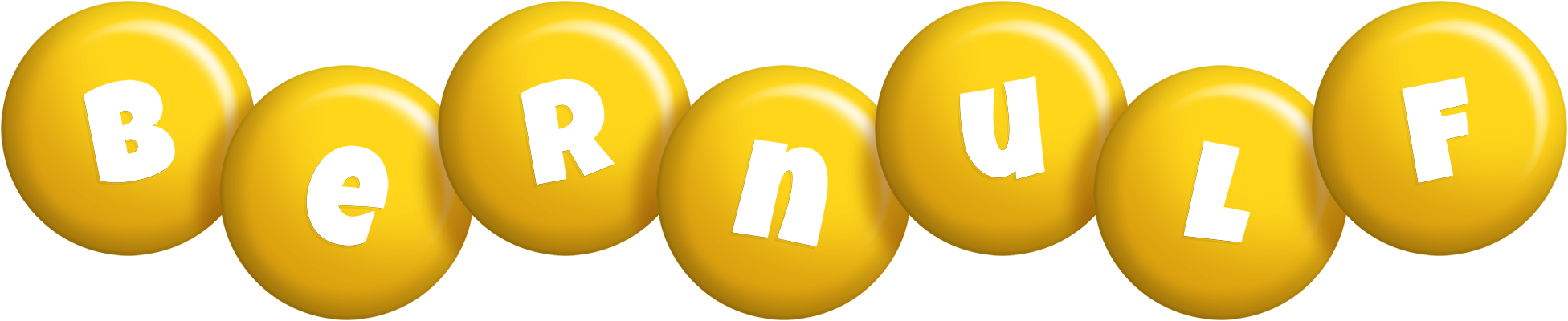Bernulf candy-yellow logo