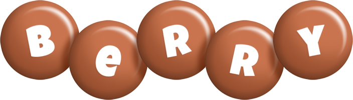 Berry candy-brown logo