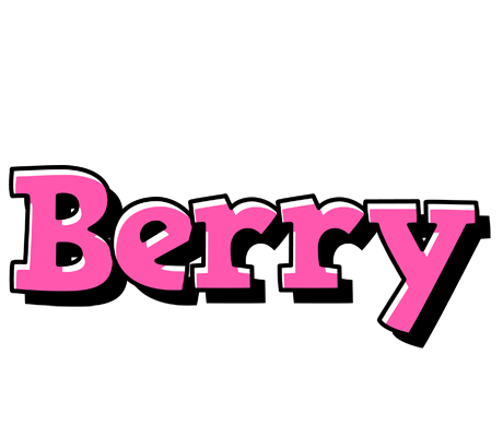 Berry girlish logo