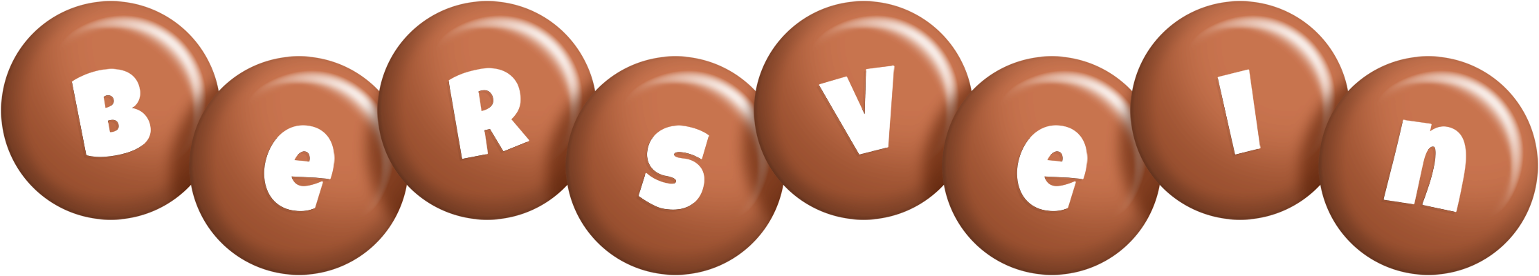 Bersvein candy-brown logo