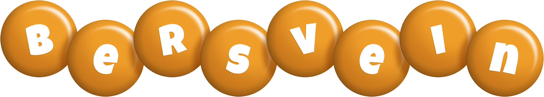 Bersvein candy-orange logo