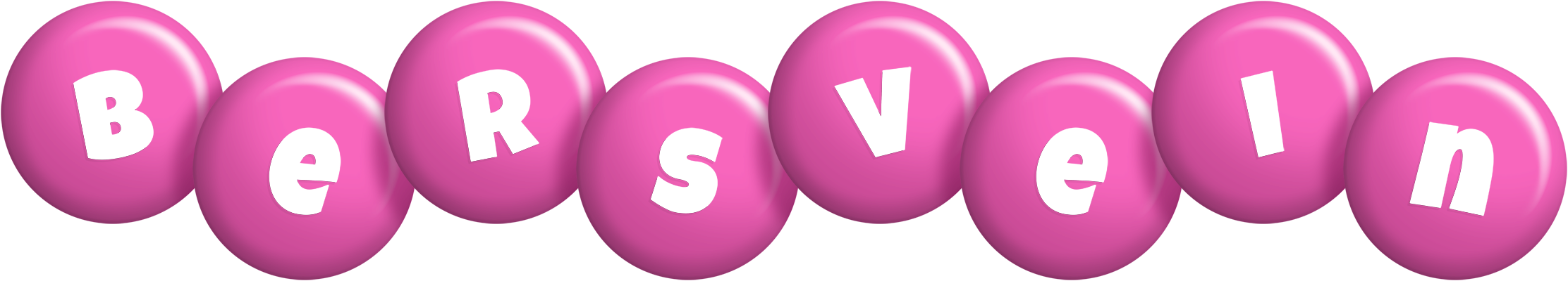 Bersvein candy-pink logo
