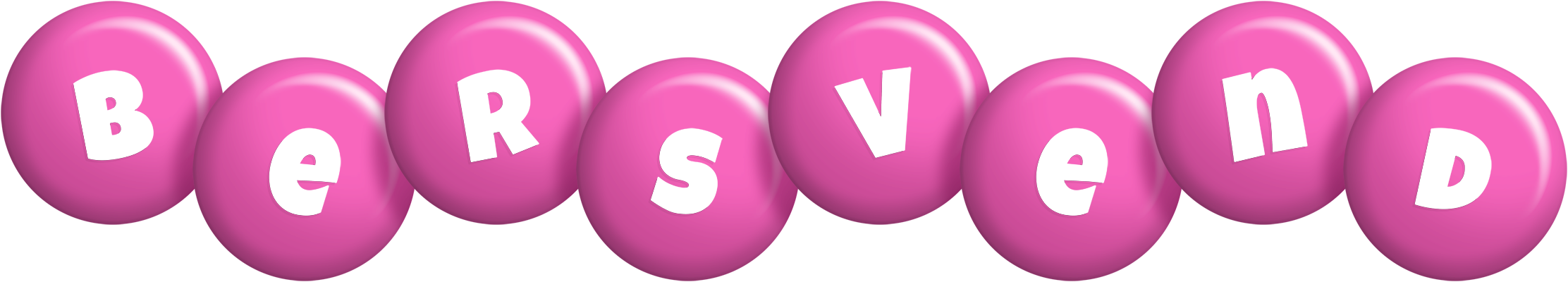 Bersvend candy-pink logo