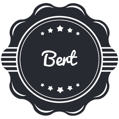 Bert badge logo