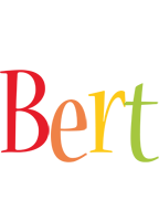 Bert birthday logo