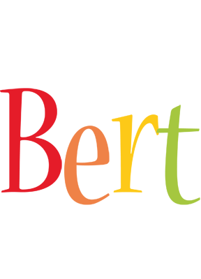 Bert birthday logo