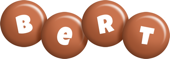 Bert candy-brown logo